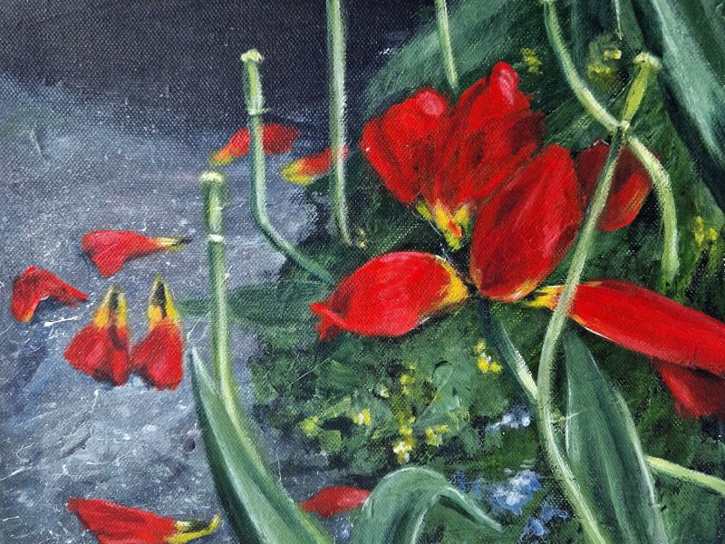 6. leena myhr  overblommad  akryl